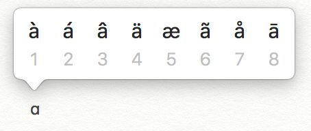 【Mac 快速技巧】敲特殊字符