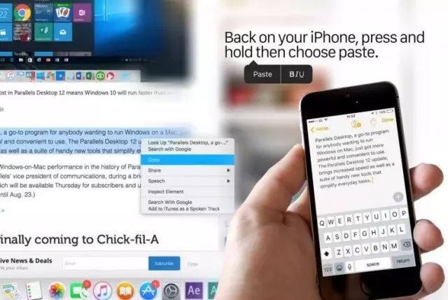 技巧｜如何将 iPhone 复制的内容粘贴到 Mac