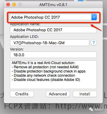mac 机 Adobe系列软件安装方法（2015，2017）