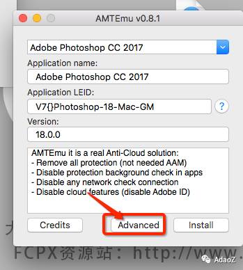 mac 机 Adobe系列软件安装方法（2015，2017）